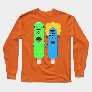 Mom and Pop Sicle Long Sleeve T-Shirt